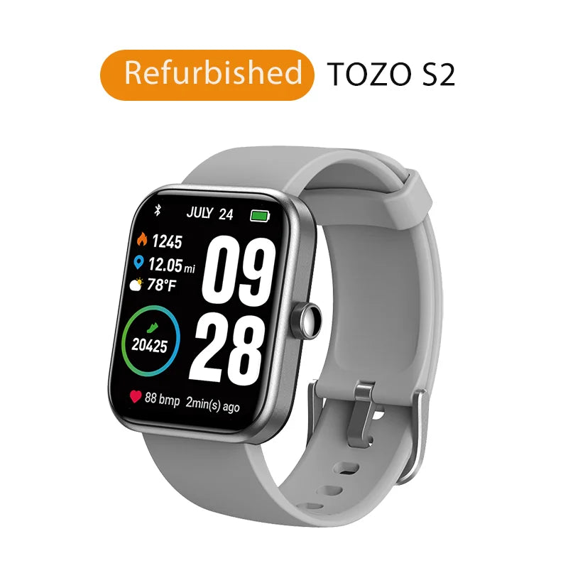Refurbished TOZO S2 Smartwatch Waterproof