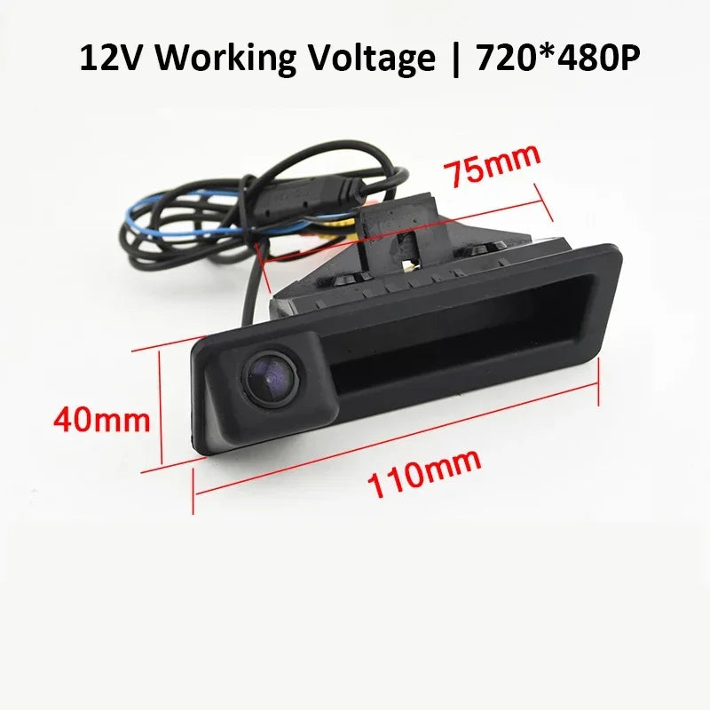 Autotop Reverse Camera for BMW with Parking Line Trunk Handle Camera