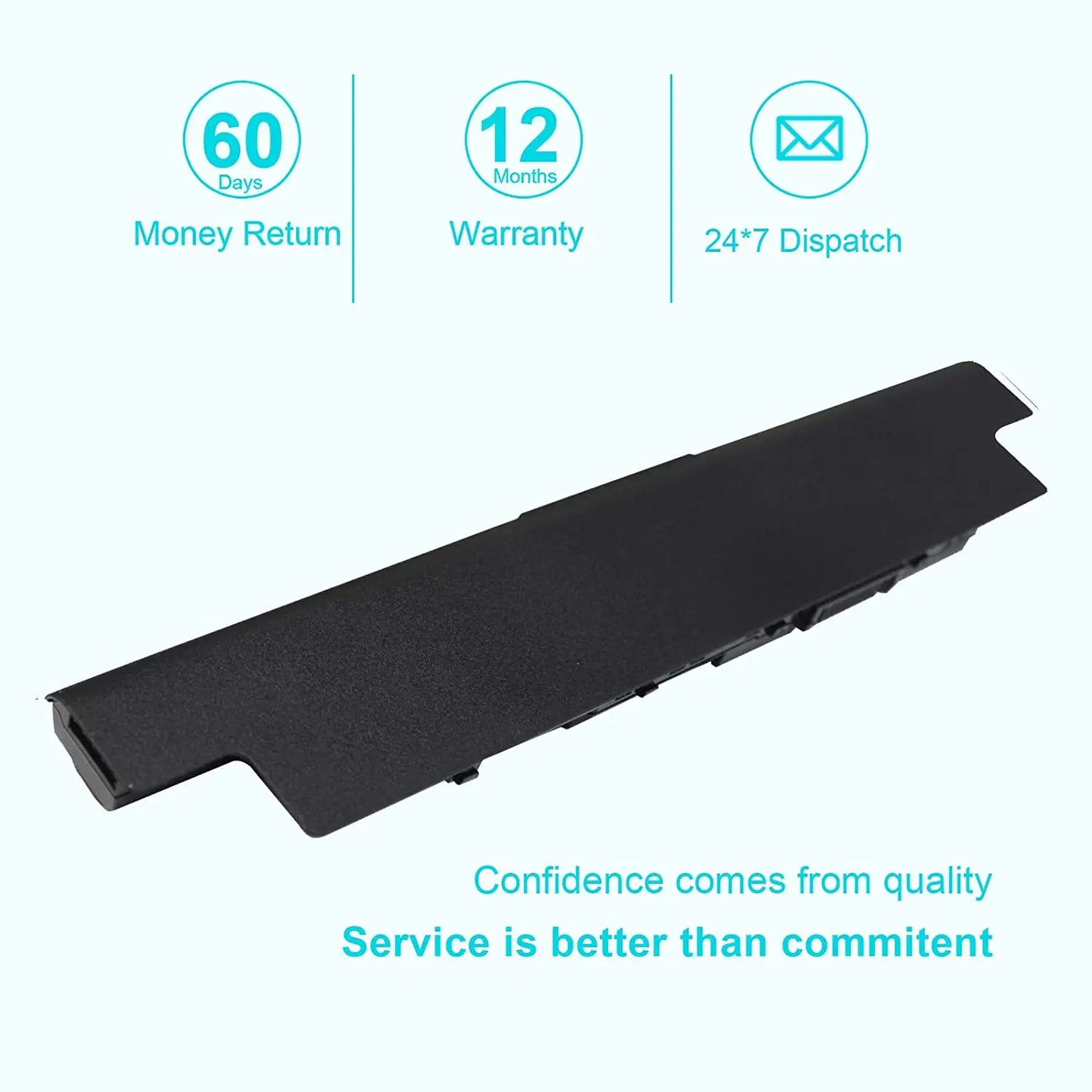 Damaite New 40Wh XCMRD 65WH MR90Y Laptop Battery for Dell Inspiron