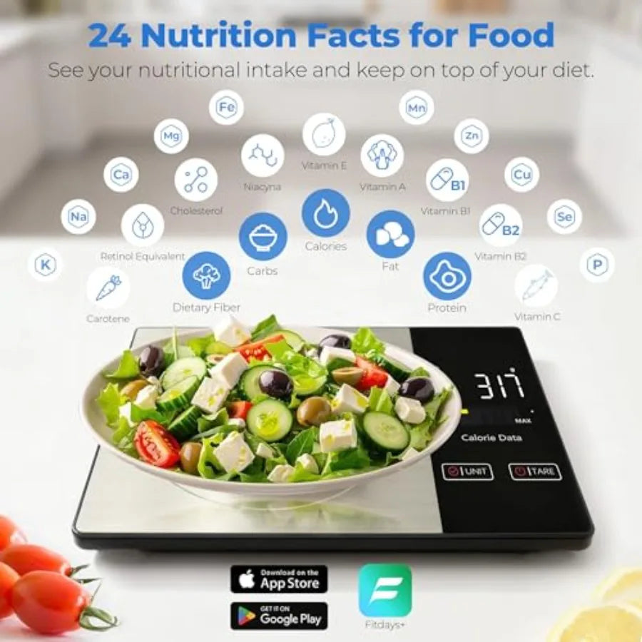 WARMKEY Smart Nutrition Food Scale with App