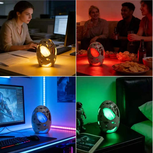 Marble Lamp Night Light, Touch Bedside Table Lamp