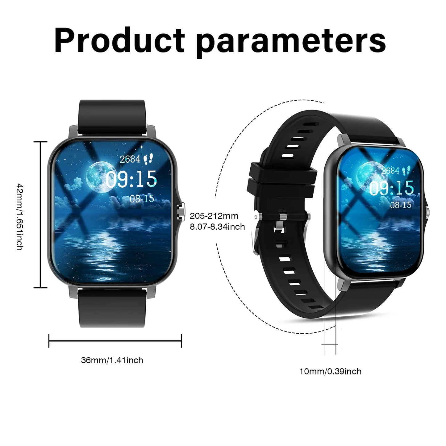 Odelettevcy Smartwatch, Wireless Calling/Dialing