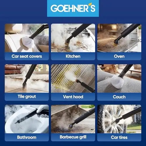 GOEHNER Handheld Steam Cleaner for Home