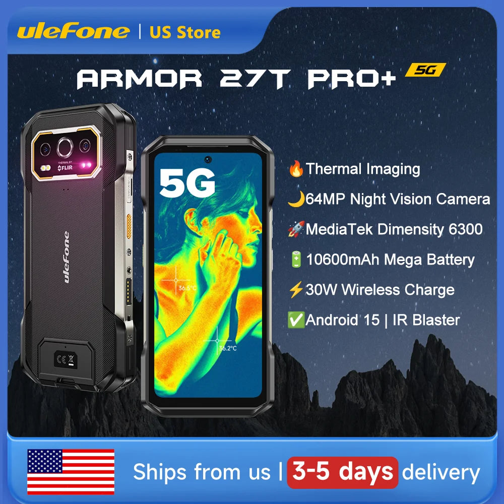 Ulefone Armor 27T Pro+ 5G THERMAL Rugged Phone
