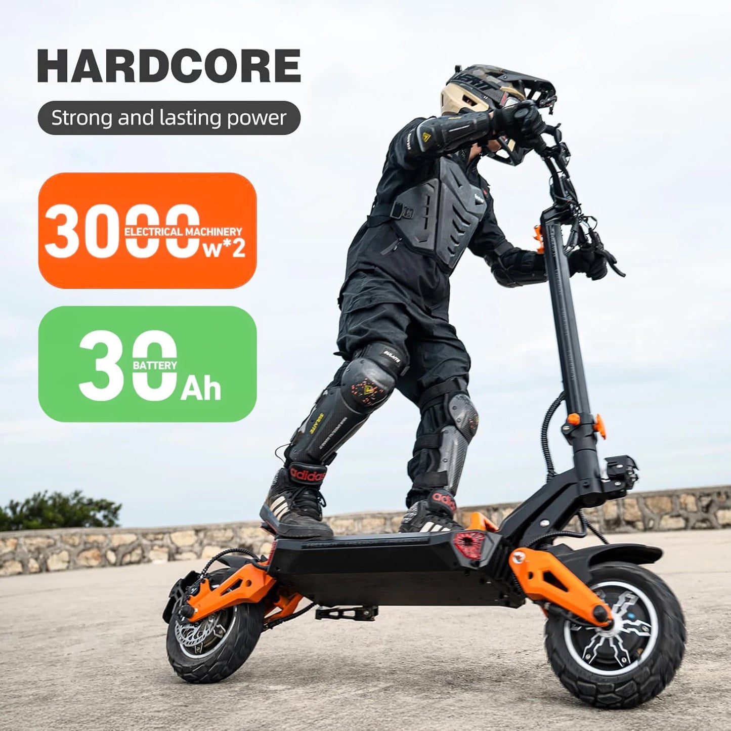 FREE BOY High Performance Dual-Motor Foldable Electric Scooter