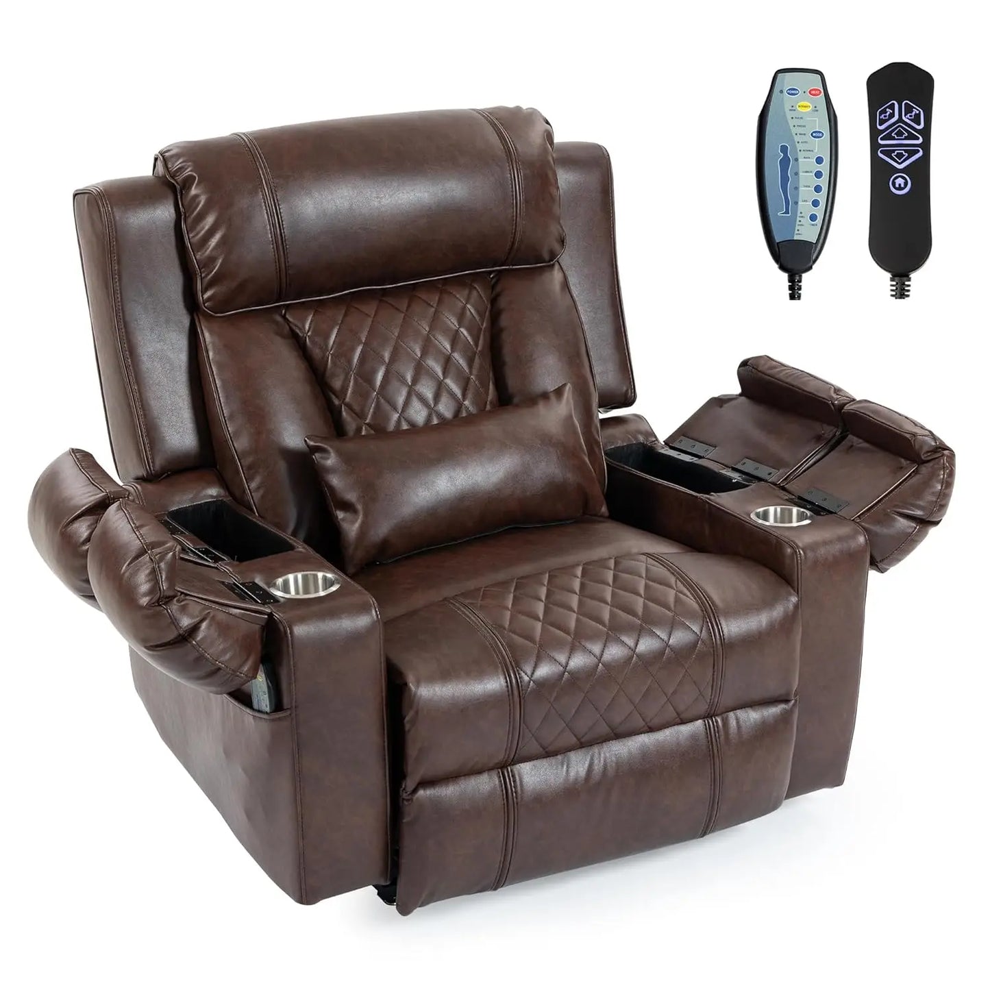 Large Power Lay Flat Lift Chair Oversized Recliner