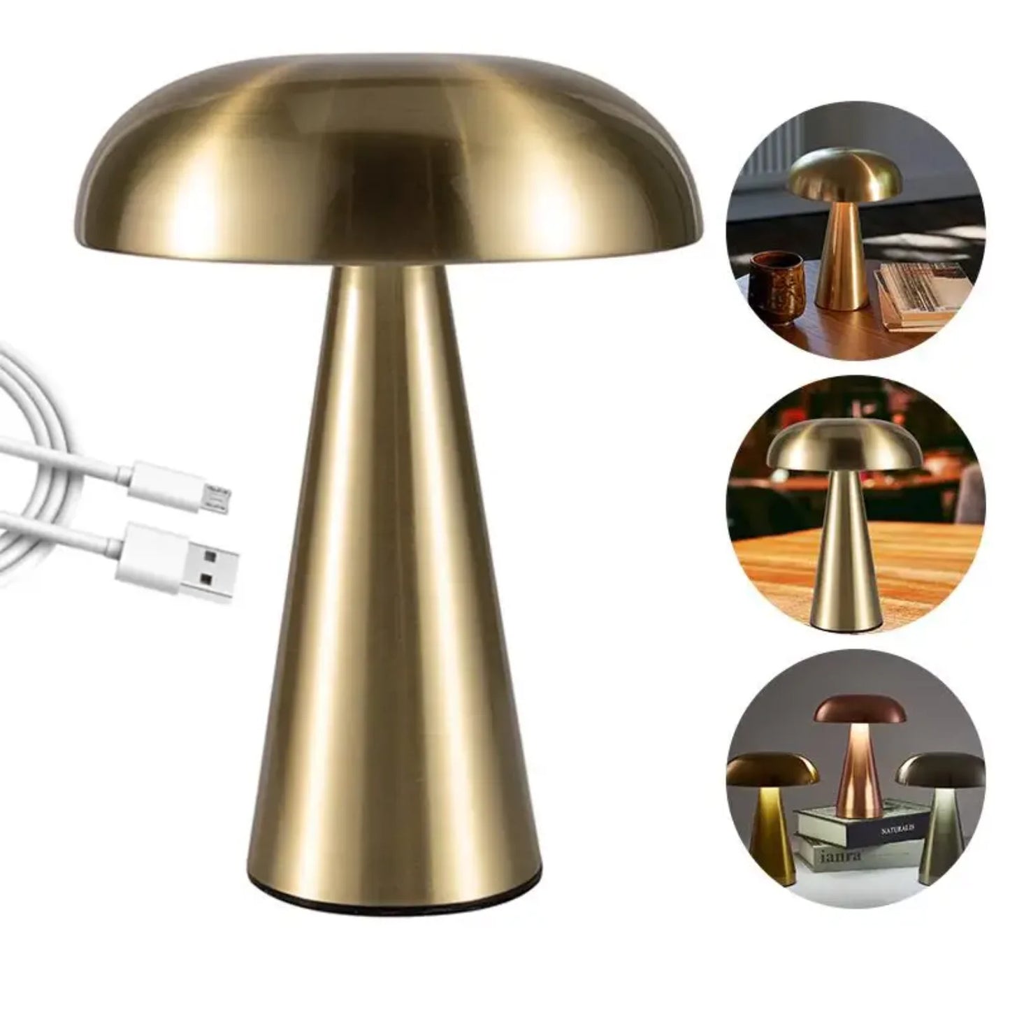 Mushroom Lamp LED Table Lamps Touch Dimming