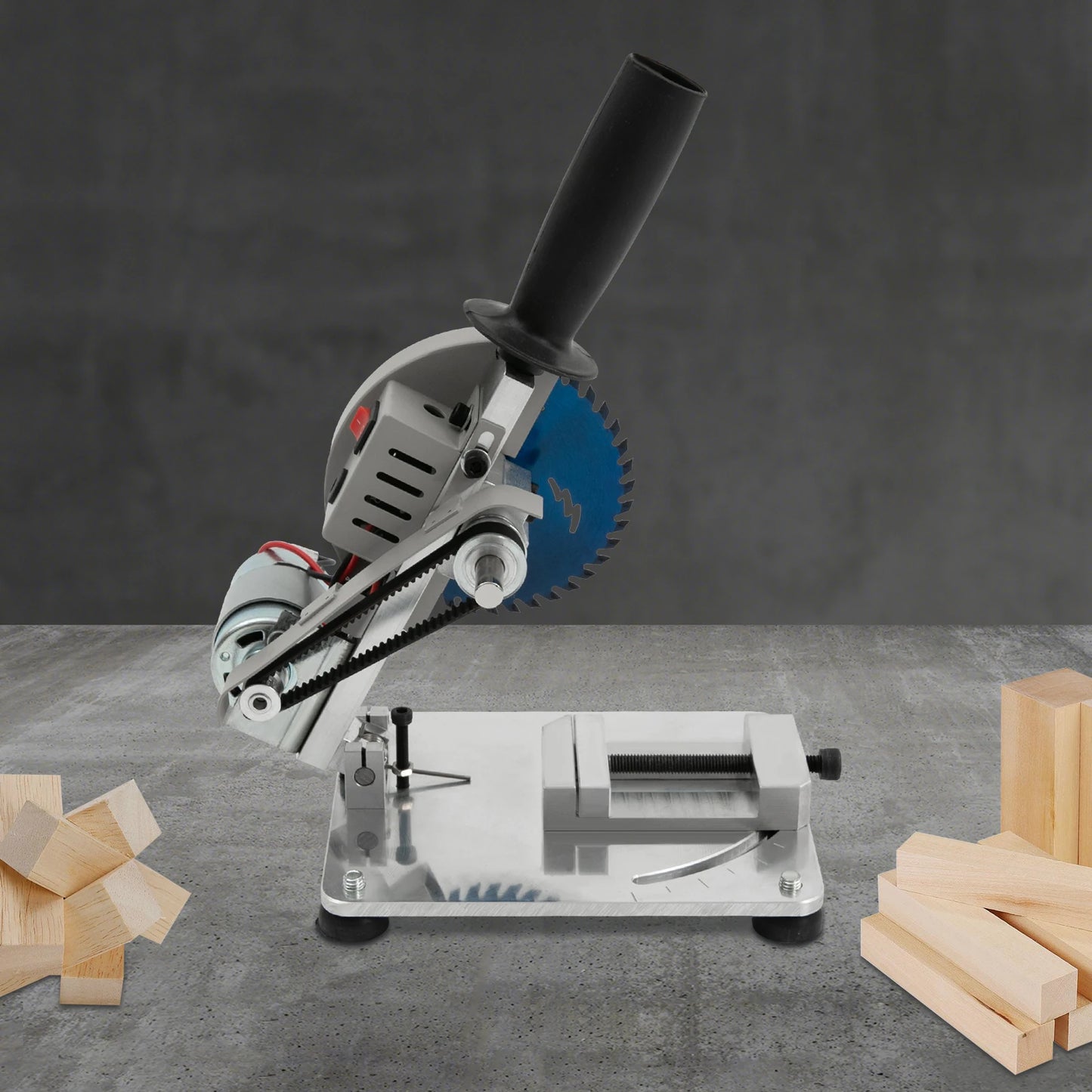 4" Mini Table Saw, Portable Tabletop Saw, Multifunction Mini Miter Saw