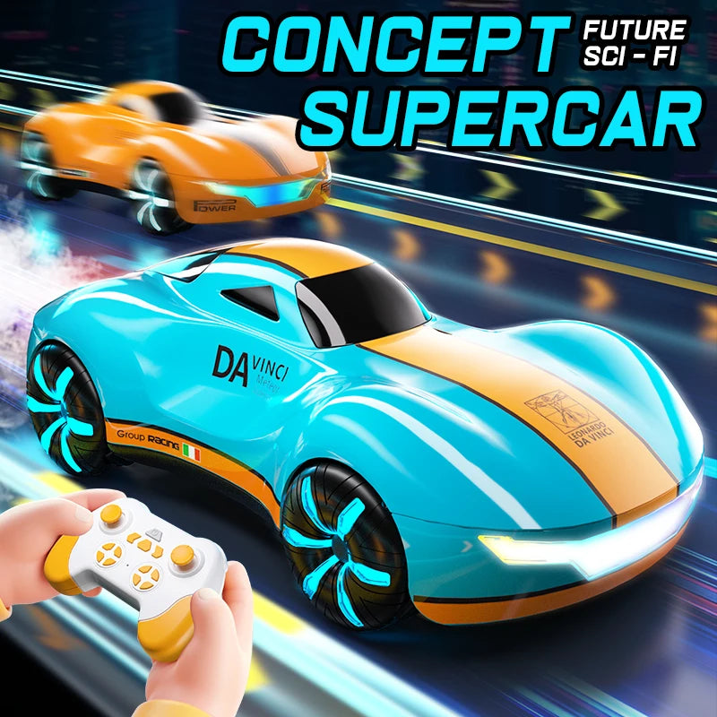 DAVINCI Drift RC Stunt Car with Light Spray & Sound