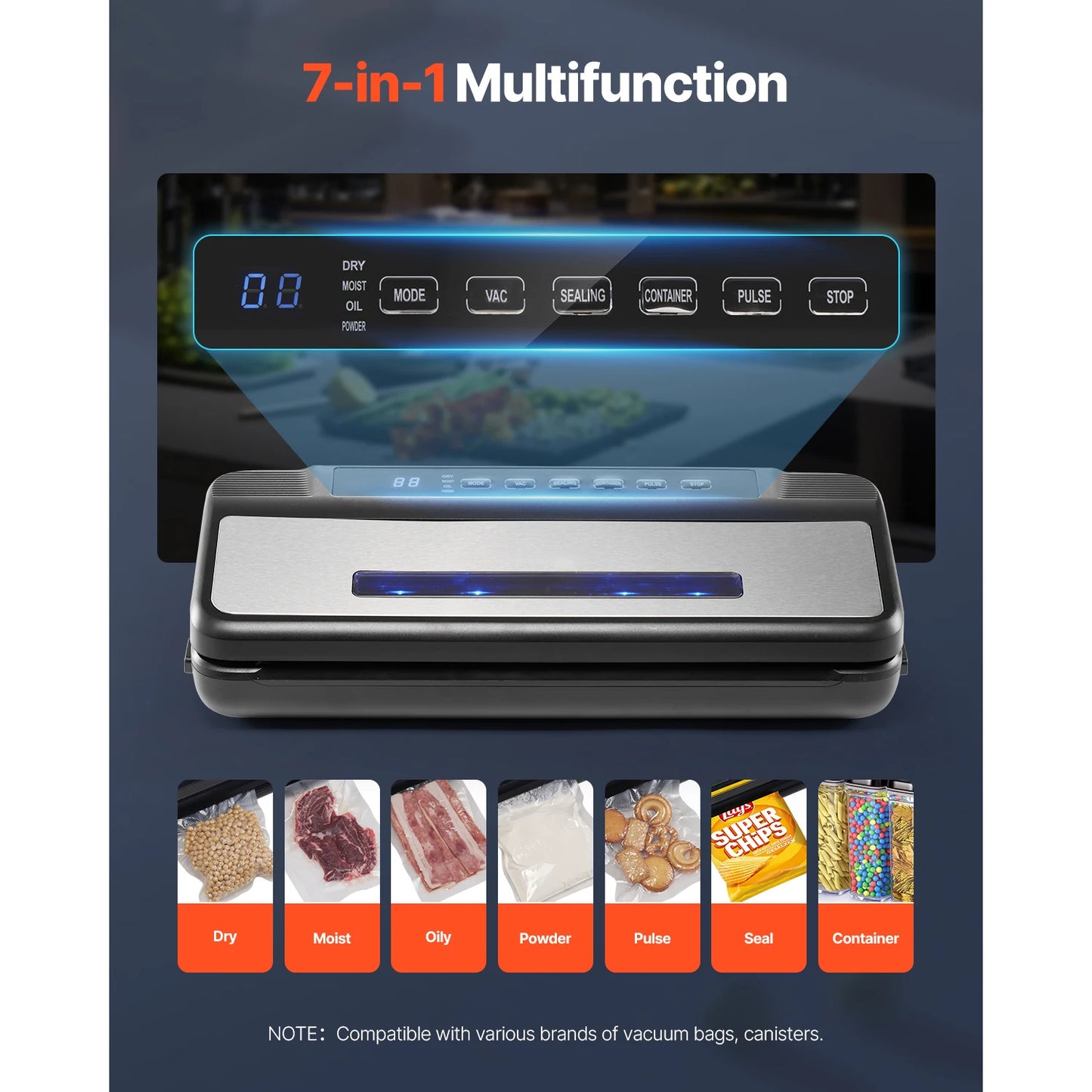 SucceBuy 80Kpa 120W Electric Vacuum Sealer