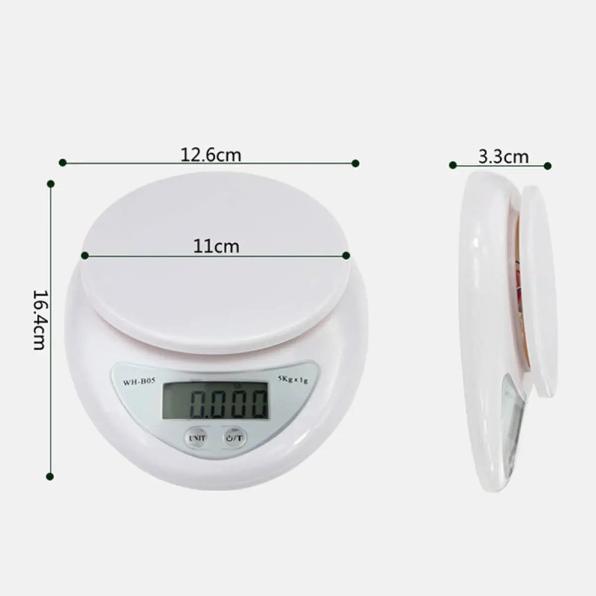 BO5 5kg/1g Electronic Scales Portable Digital LED Display