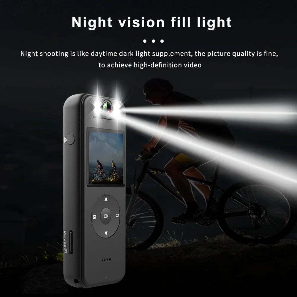 TFFRDN 1pc Ultra HD 4K Home Camera, Wireless Wi-Fi Hotspot with screen law enforcement recorder, Motorcycle riding recorder, outdoor min
