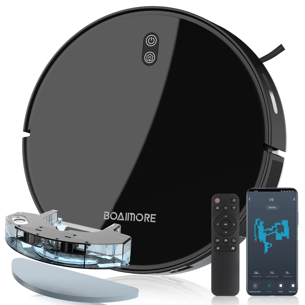 BOAIMORE Robot Vacuum Cleaner Combo and Mop