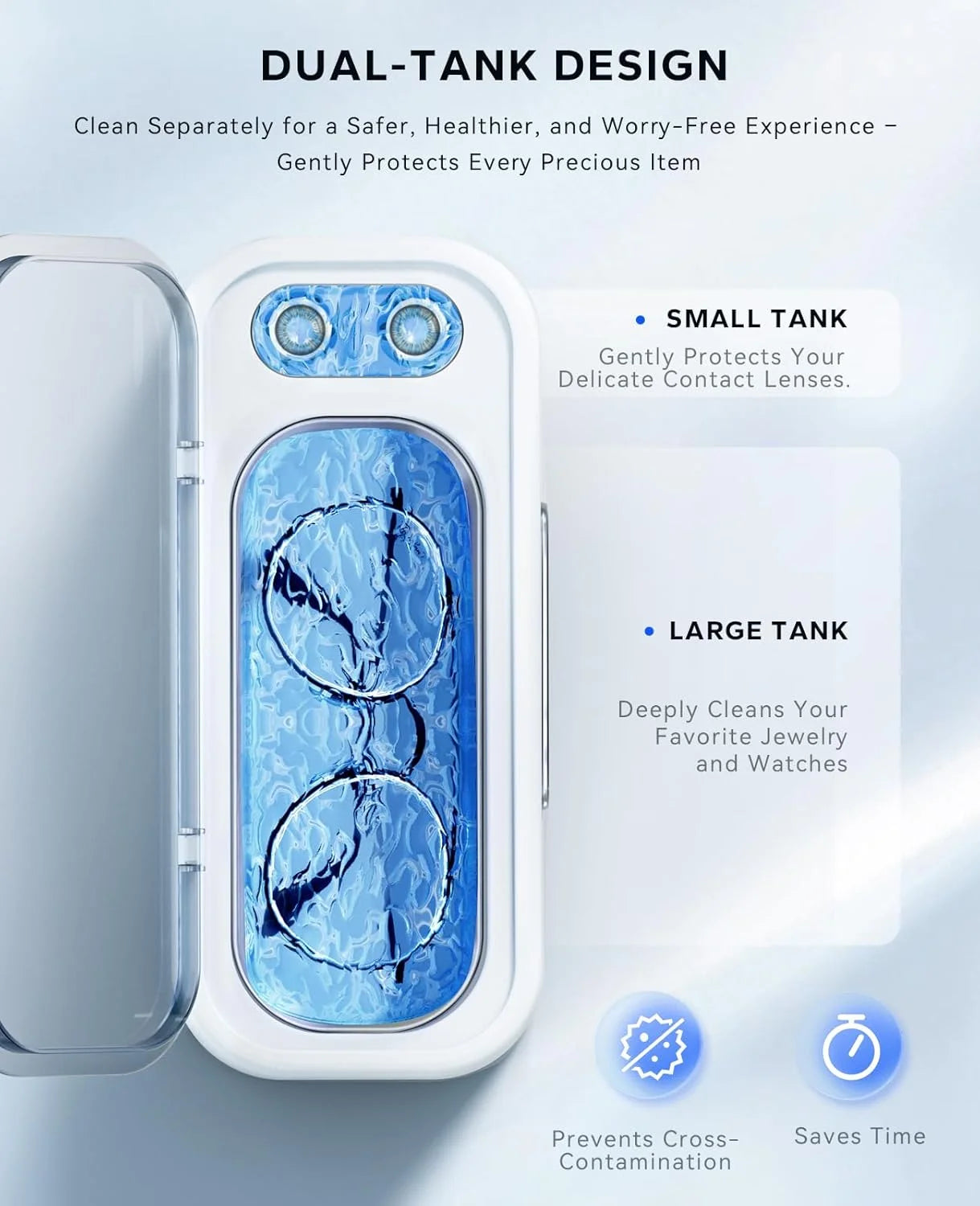 SUNPOW Ultrasonic Jewelry Cleaner Machine