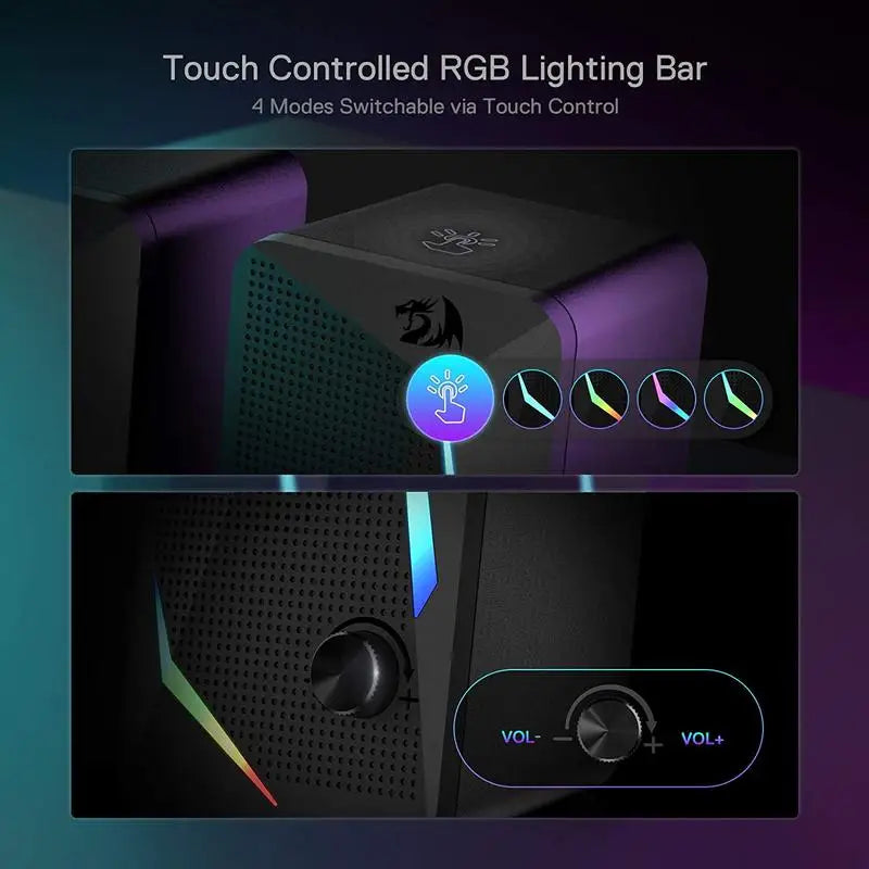 Redragon GS510 Waltz RGB Desktop Speakers
