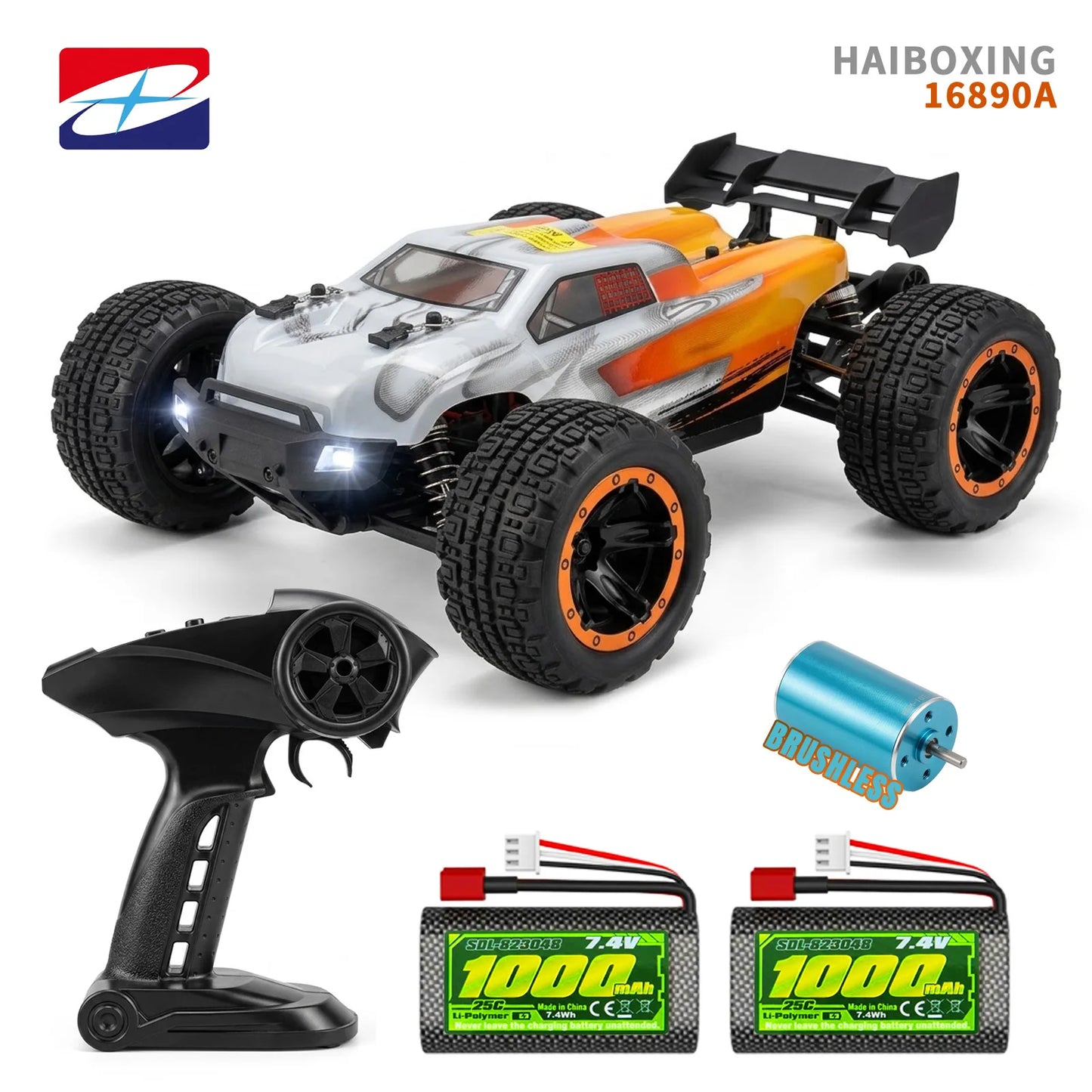 HAIBOXING 16890A 1:16 Brushless RC Truck, 4WD Off-Road