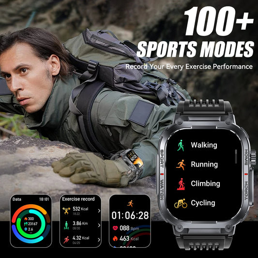 EIGIIS Smart Watch Men 3ATM Waterproof Wireless Calls
