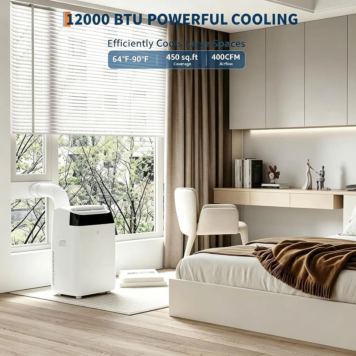 Tacleekii 12000 BTU Air Conditioner 3-in-1 AC Unit