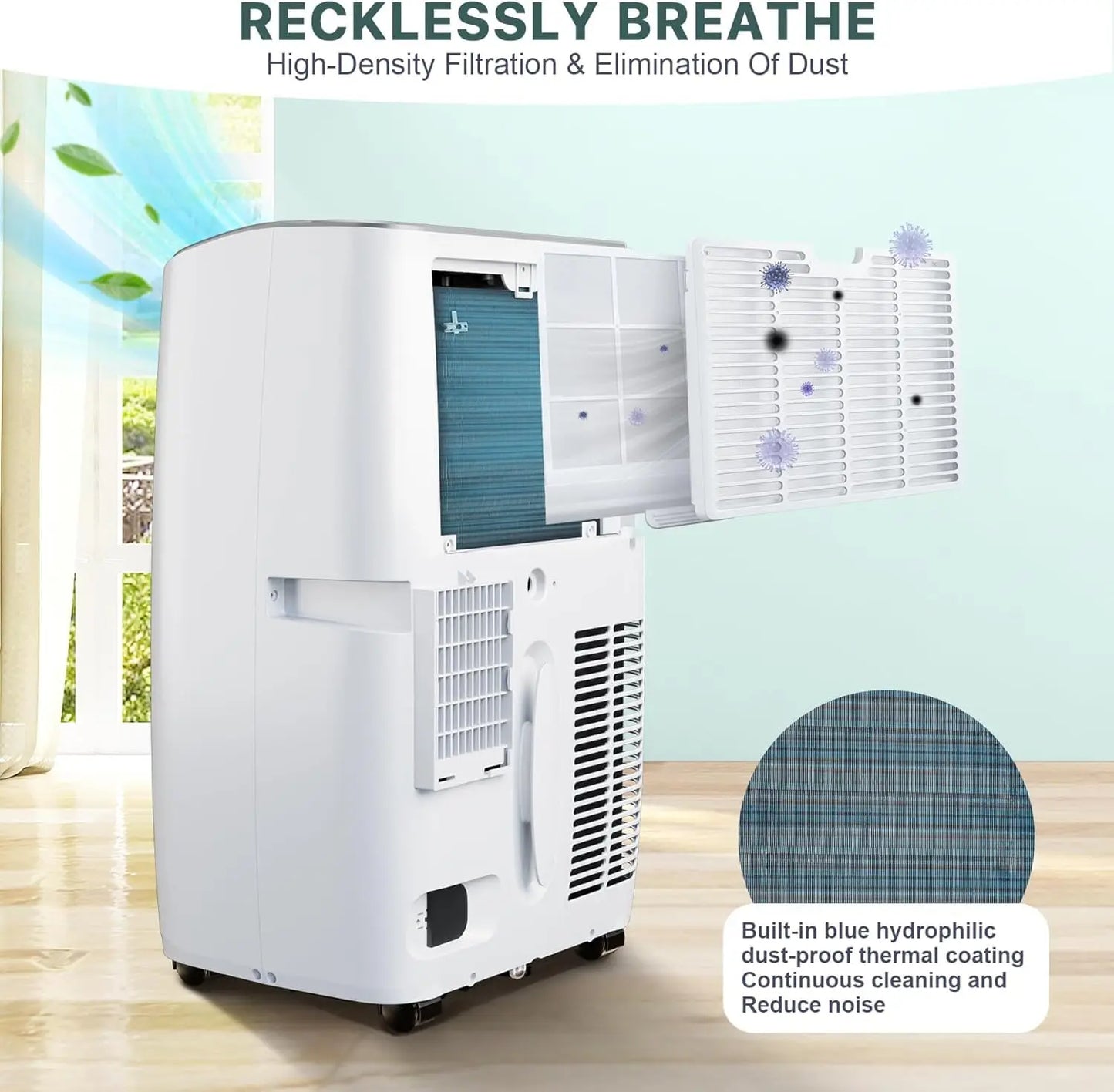 14,000 BTU Portable Air Conditioners Cools up to 750 Sq.Ft