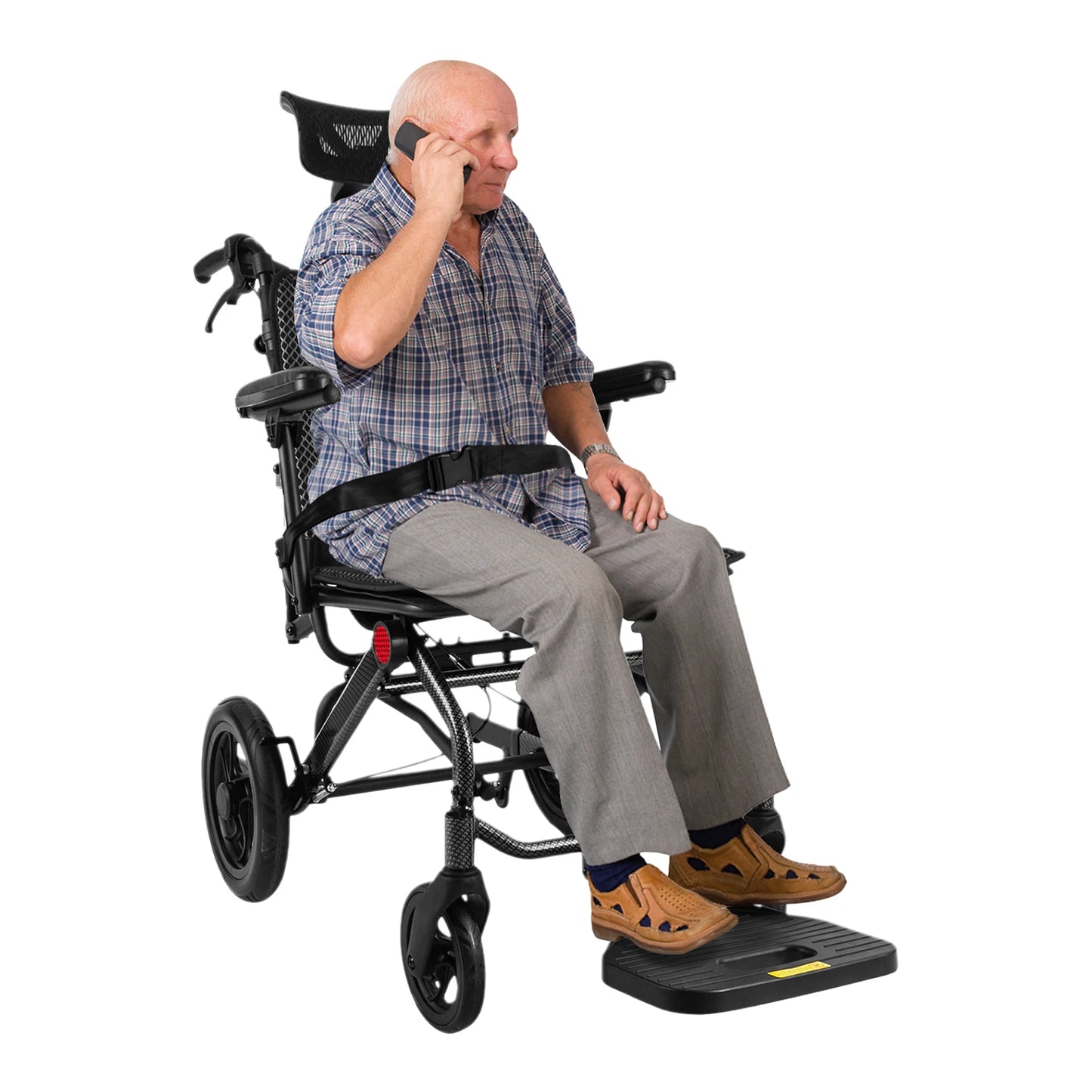 Foldable Reclining Wheelchair for Seniors