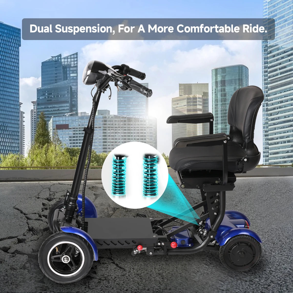 Heavy‑Duty T2 4‑Wheels Mobility Scooter