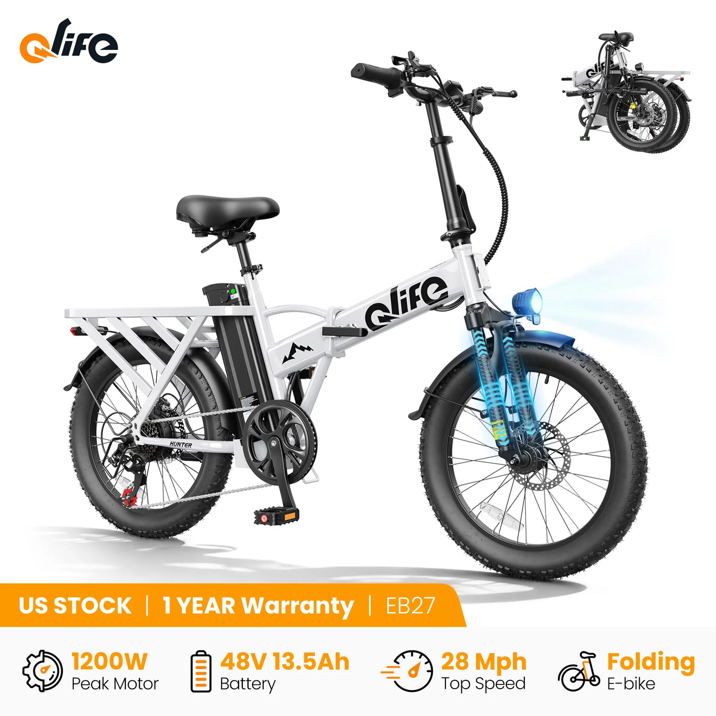 Qlife Hunter Electric Bike for Adults