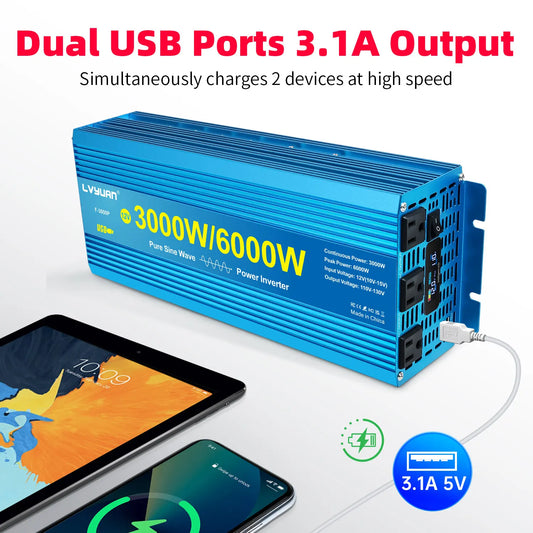 Foval 3000W 4000W 5000W 6000W Pure Sine Wave Inverter