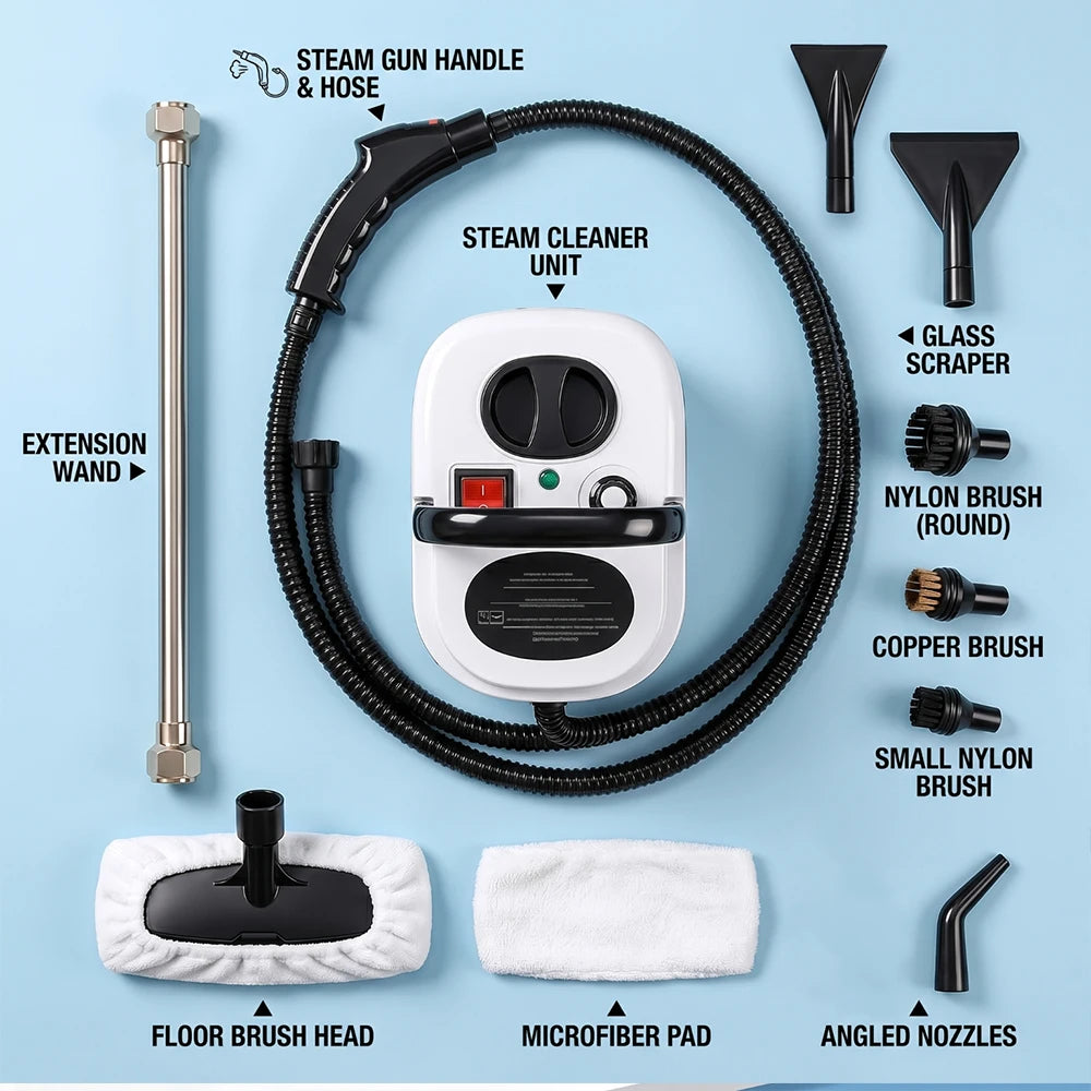 2500W High Pressure Steam Cleaner Portable