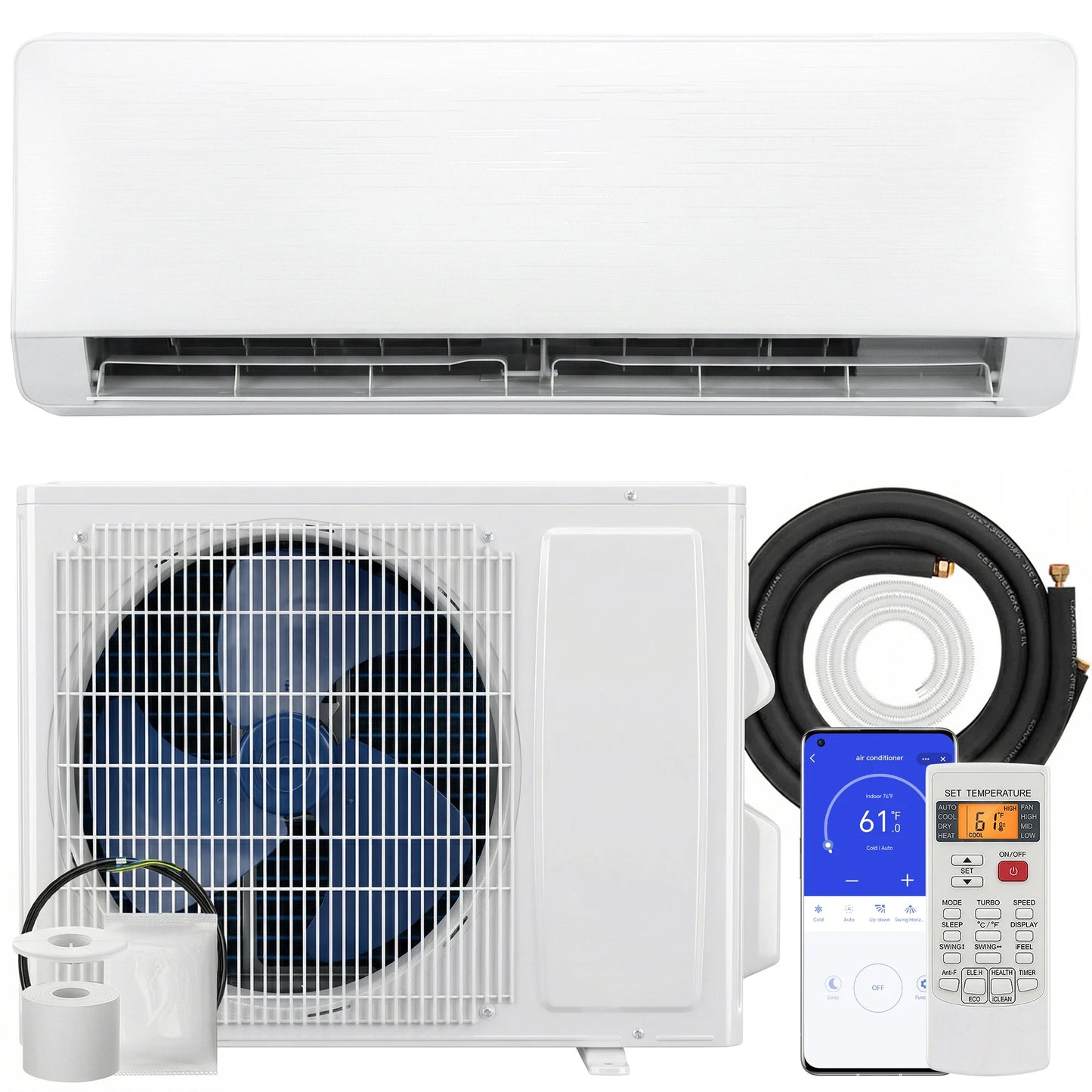 12000 BTU Mini Split AC/Heating System