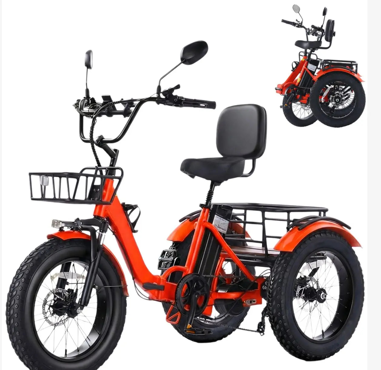 Adult Foldable Electric Tricycle
