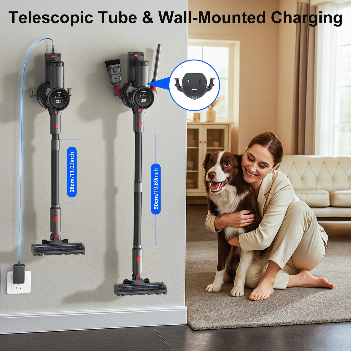 Prasky Cordless Handheld Vacuum Cleaner