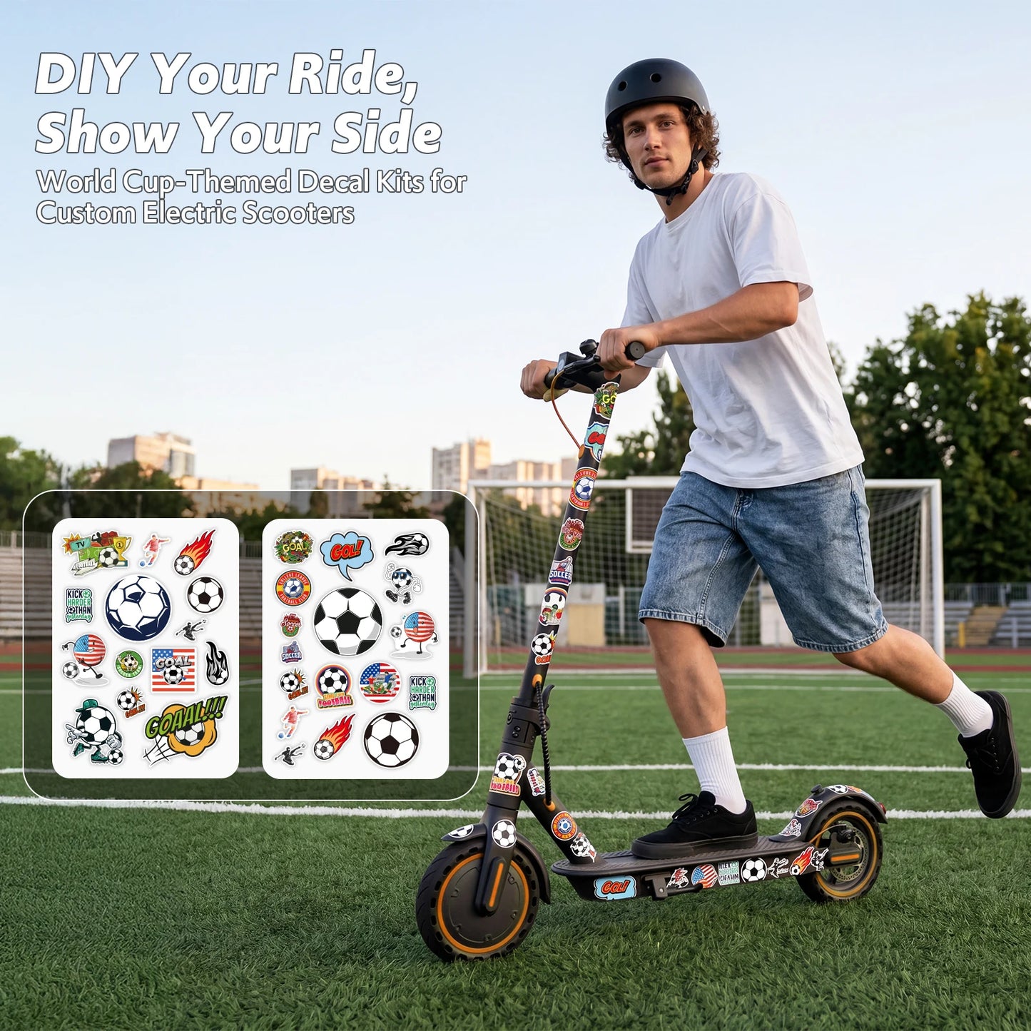 Osboo Electric Scooter for Adults, 550W Peak Motor