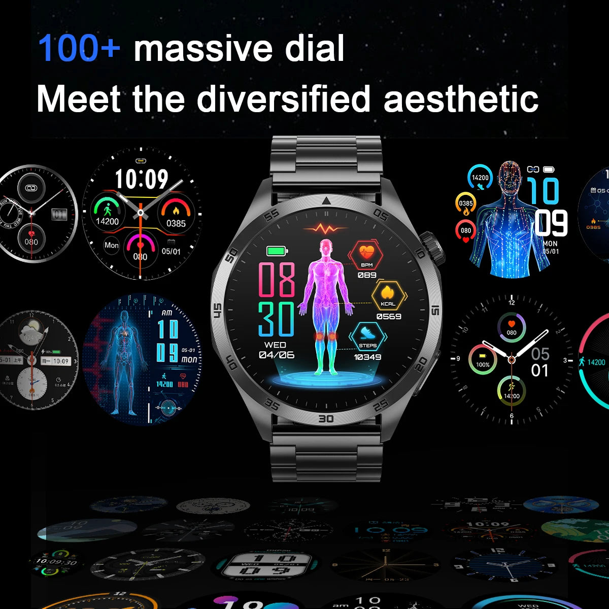 Marsyu 2026 New Nursing Grade Smart Watch