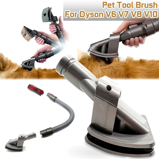 Dog Pet Vacuum Cleaner Accessories for Dyson Vacuum V6 V7 V8 V10