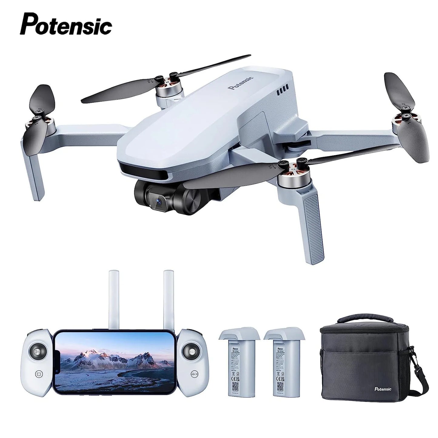 Potensic C0 Single Axis Gimbal 4K GPS Drones 249g
