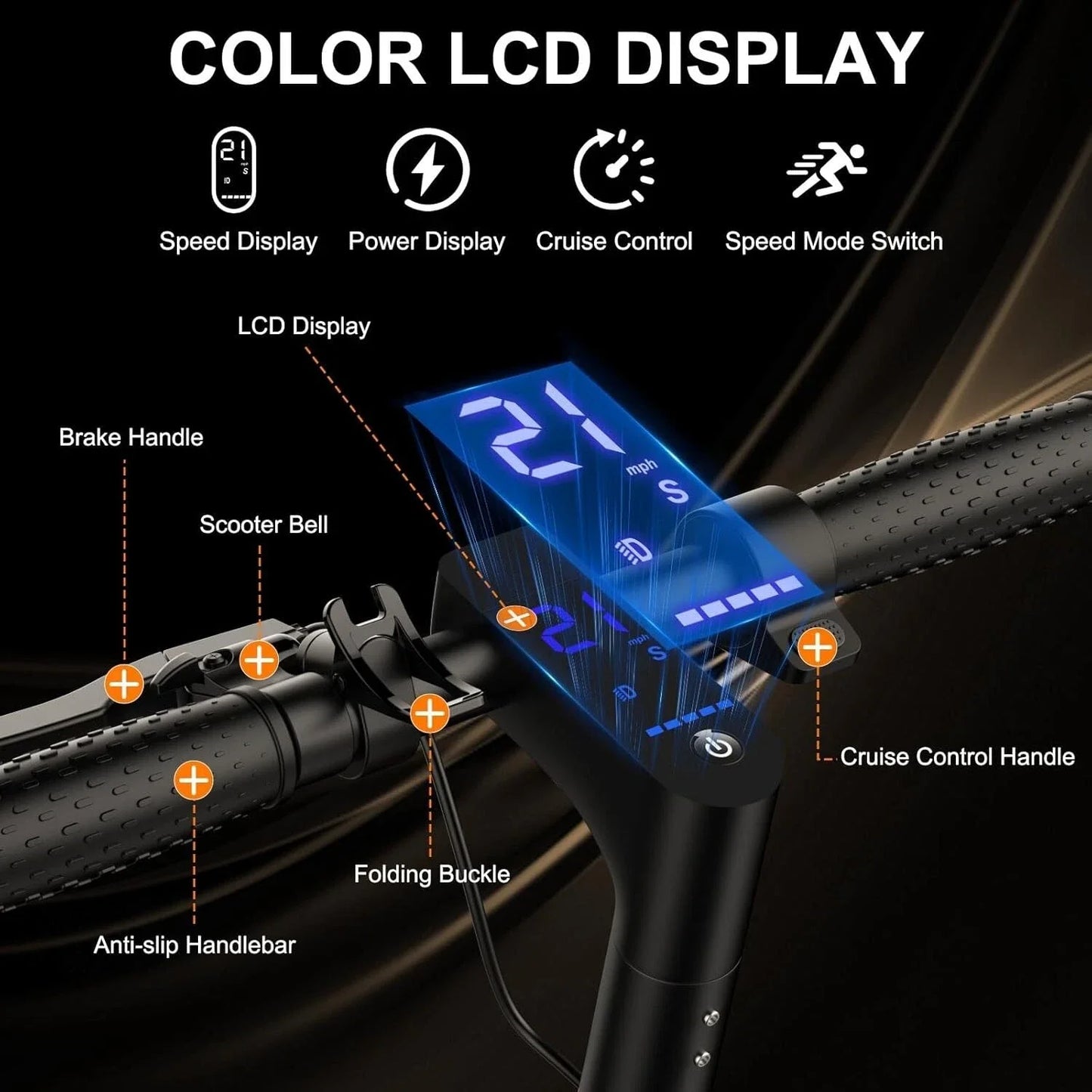 AOVOPRO TMAX 10" Electric Scooter 500W