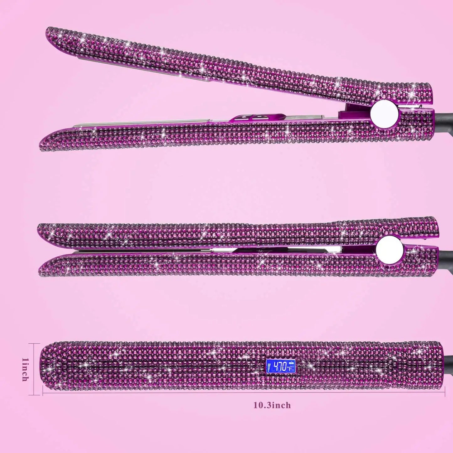 Professional Hair Straightener Titanium Flat Iron