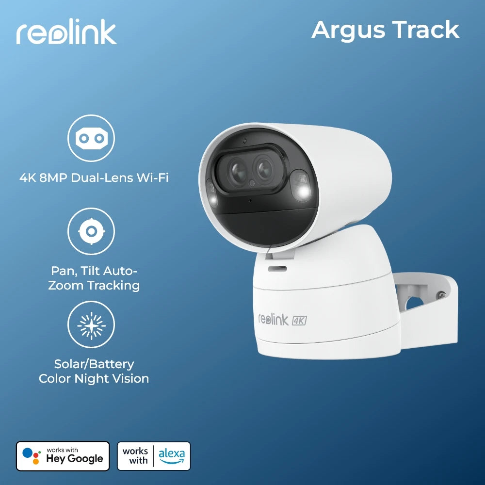 Reolink Argus Series 4K Battery Wi-Fi Security Camera 8MP