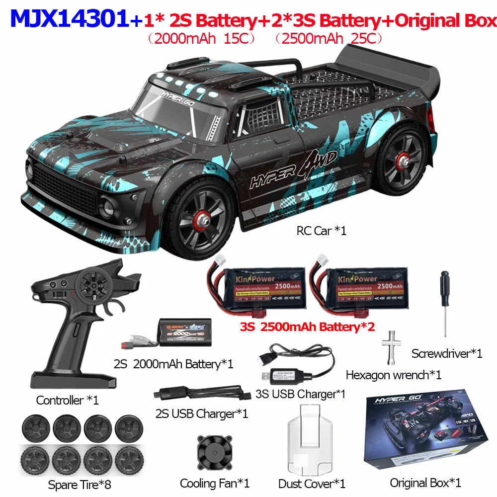 HYPER GO MJX 14301 14302 14303 1/14 RC Car 55km/h