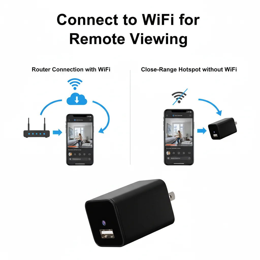 Mini Security Camera 1080P HD, Motion Detection