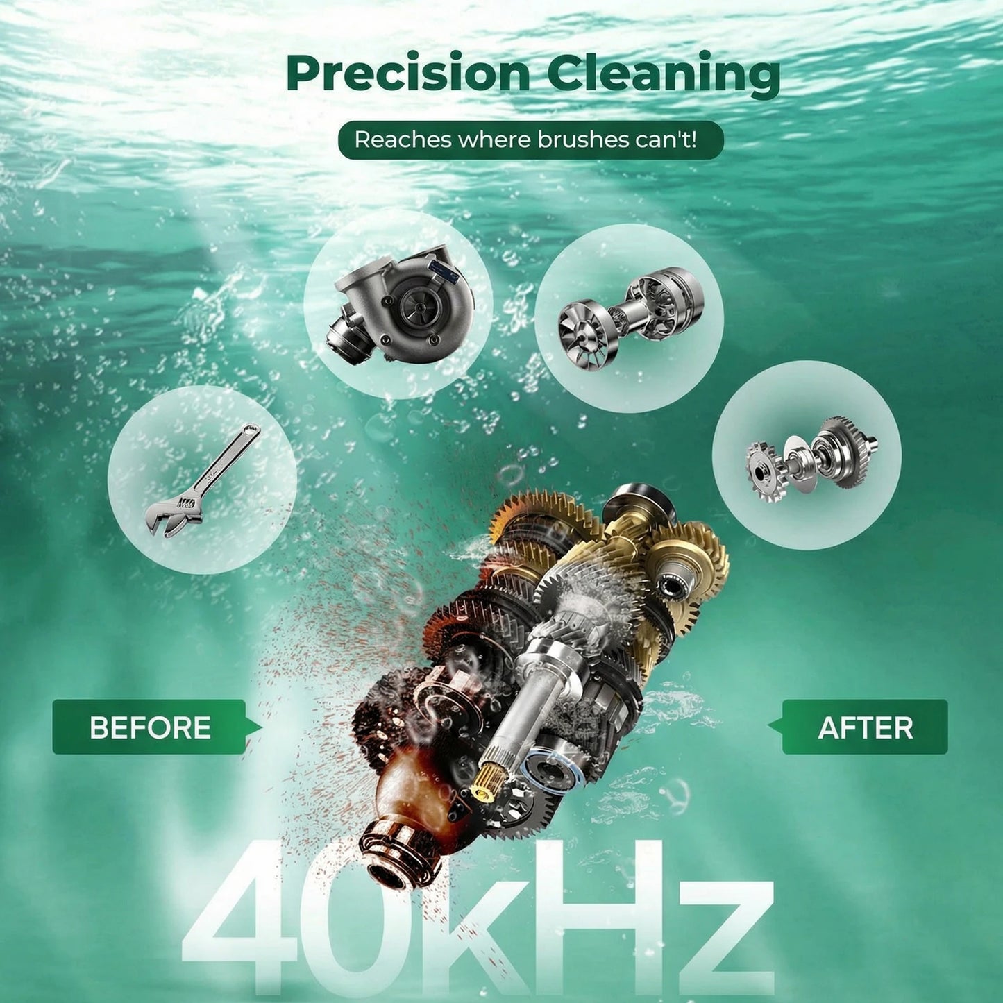 10L Professional Sonic Cleaning, Stainless Steel Industrial Machine