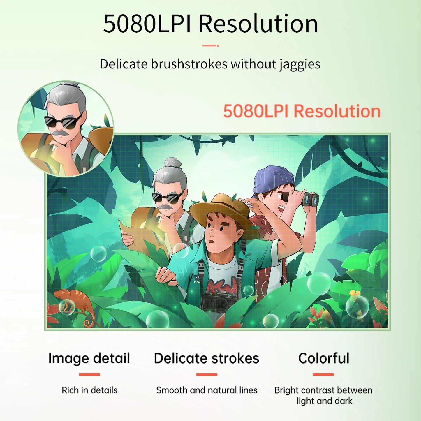 Bisofice Full Fit HD Screen LCD Graphics Drawing Tablet Monitor
