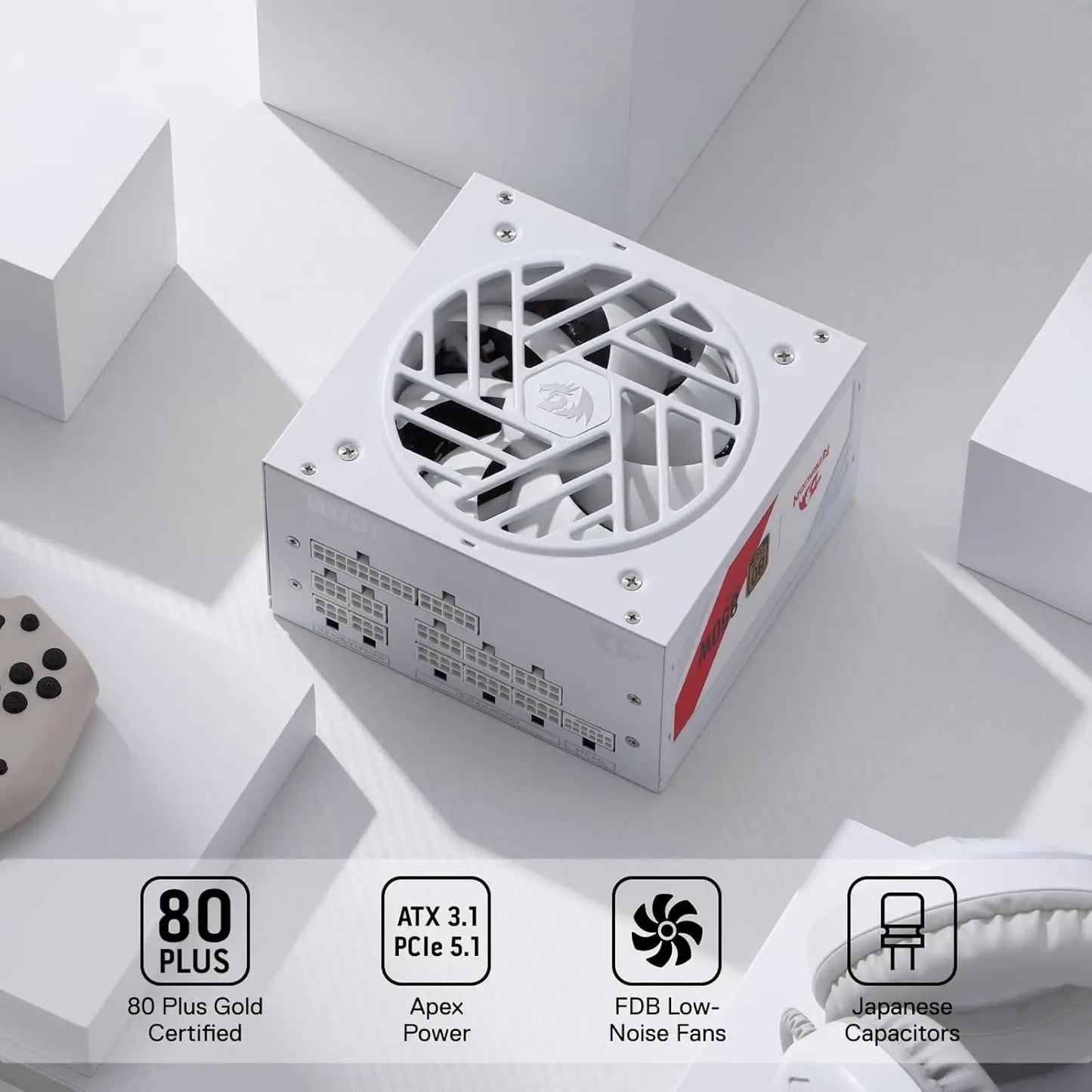 Redragon Power Supply RGPS-850W PRO 80+ Gold
