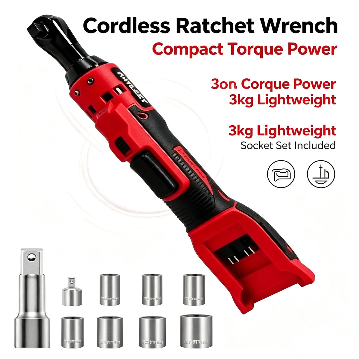Side View Brushed Ratchet Wrench M-WALK