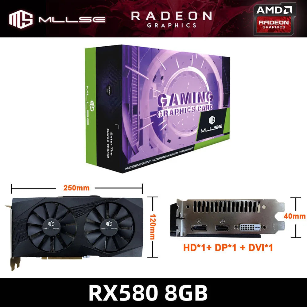 New! Graphics Card AMD Radeon RX 580