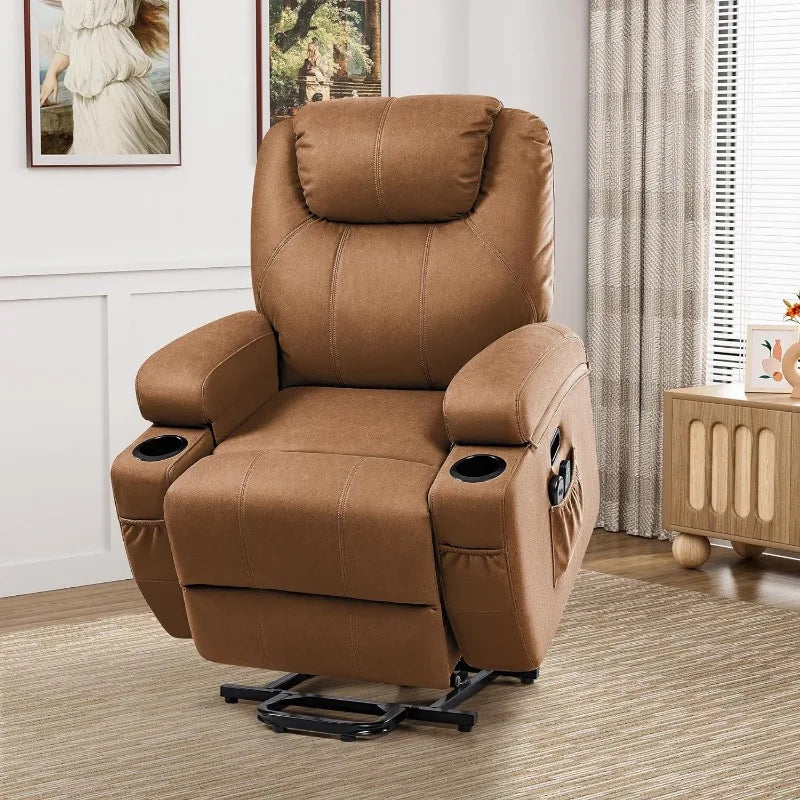 Power Lift Recliner Chair with Heat and Massage for Seniors