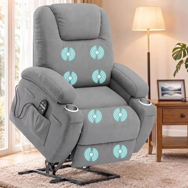 Flamaker Power Lift Chair Massage Recliner Chairs for Seniors