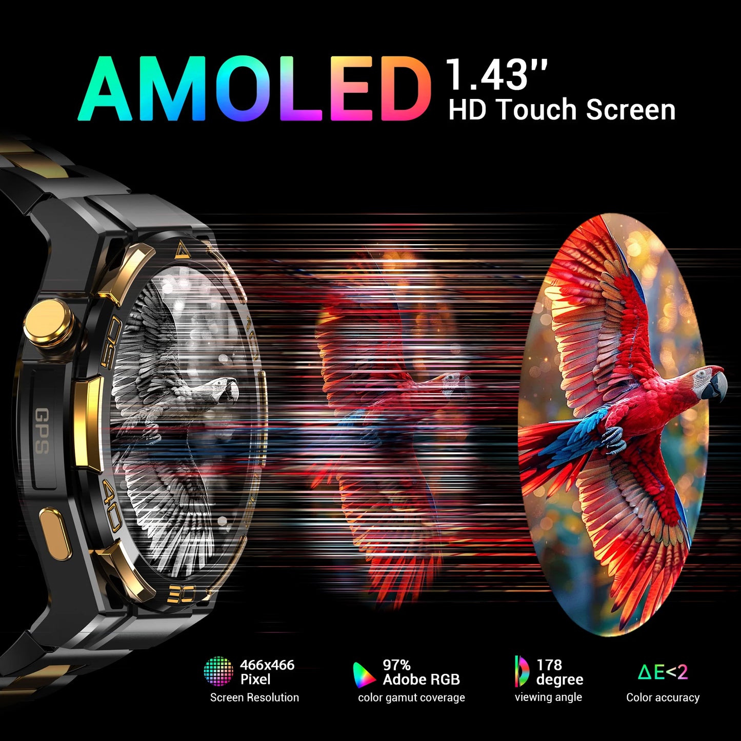 Blackview 2026 New W90Pro GPS Smartwatch