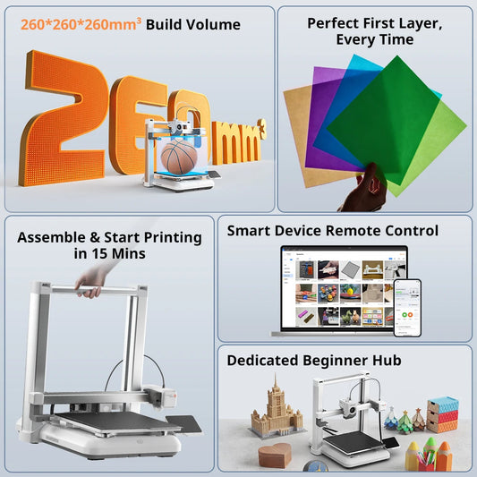ANYCUBIC Kobra 4 or Kobra 4 Combo Multi-Color 3D Printer