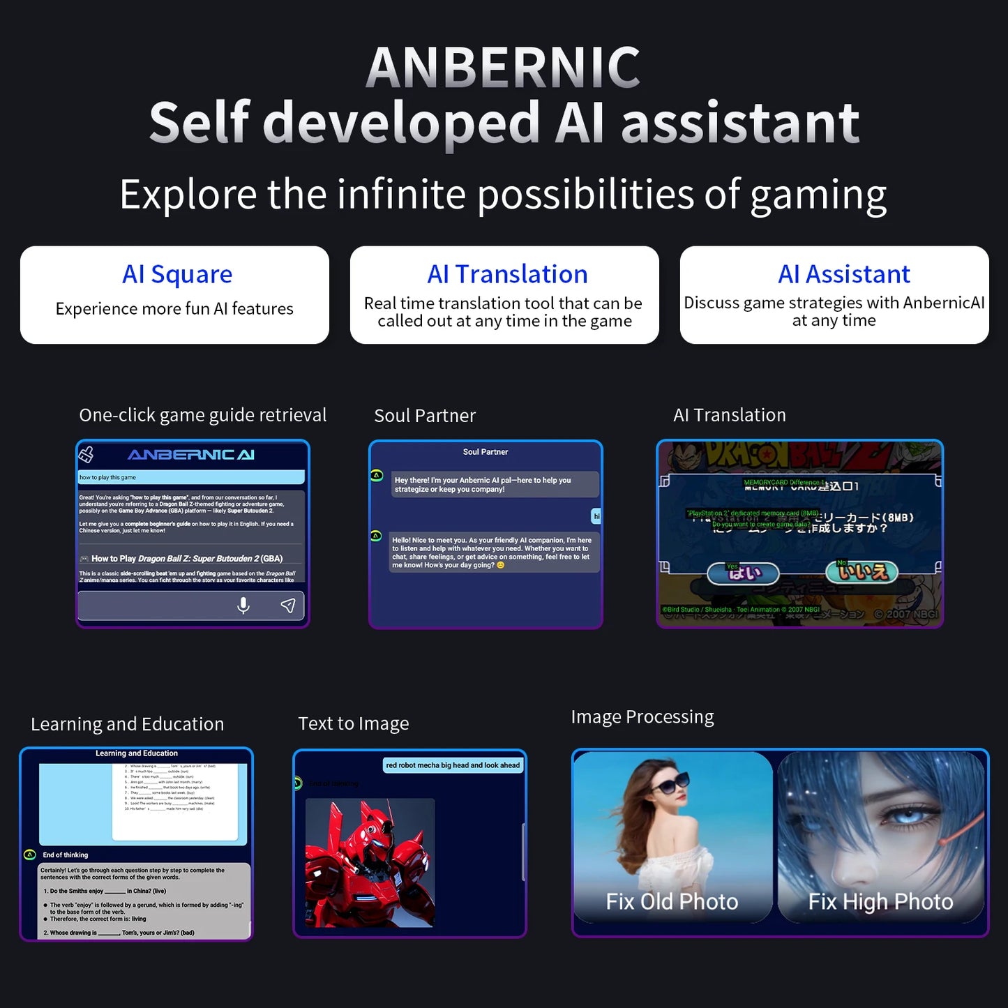 Anbernic RG 477M Handheld Games Console